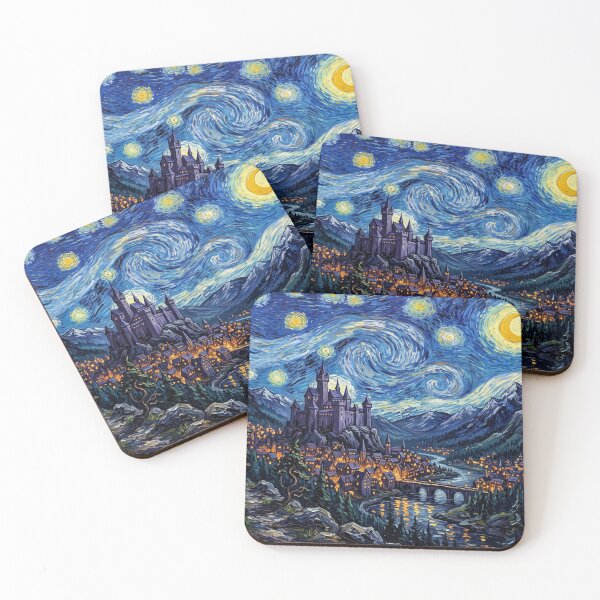 Item preview, Markovia Starry Night Comic Landscape designed and sold by Bad-Decisions-Designs.