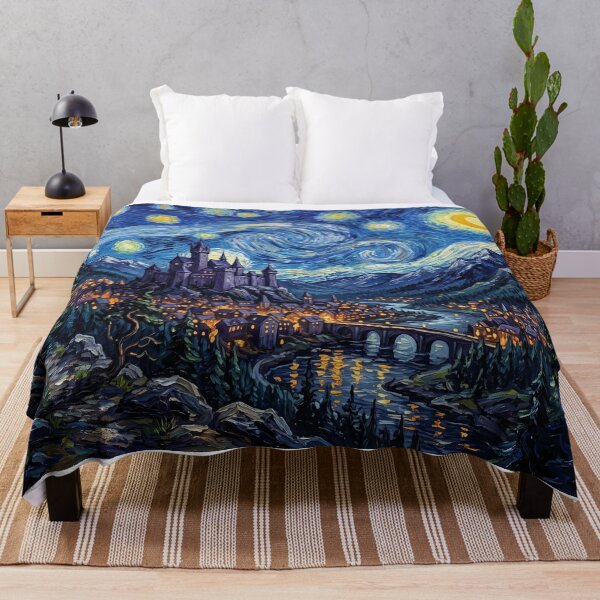 Item preview, Markovia Starry Night Comic Landscape designed and sold by Bad-Decisions-Designs.