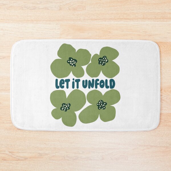 Item preview, Olive Green Let It Unfold Floral Graphic designed and sold by Aniko Tulipan.