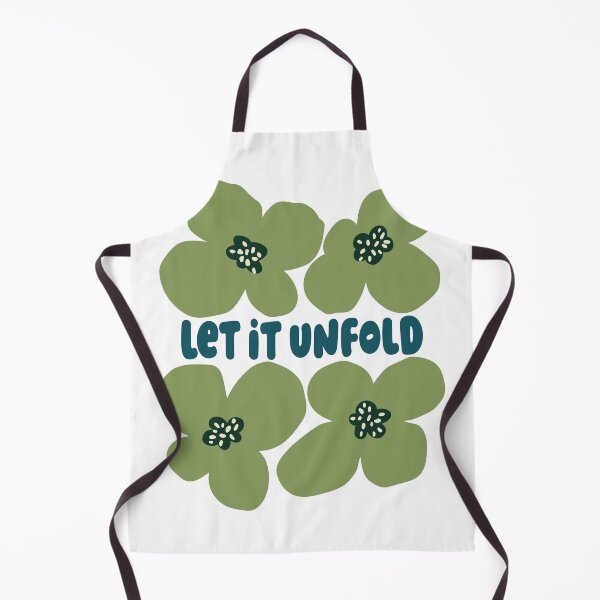 Item preview, Olive Green Let It Unfold Floral Graphic designed and sold by imaniko.
