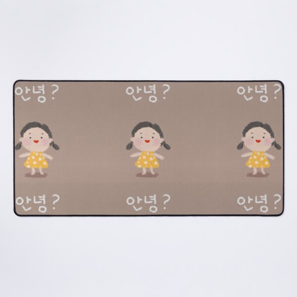 Item preview, Cute Korean Girl Saying Annyeong designed and sold by tammist.