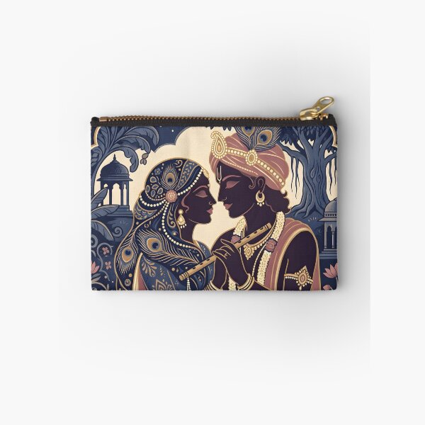 Item preview, Radha Krishna Silhouette Art designed and sold by hutofdesigns.