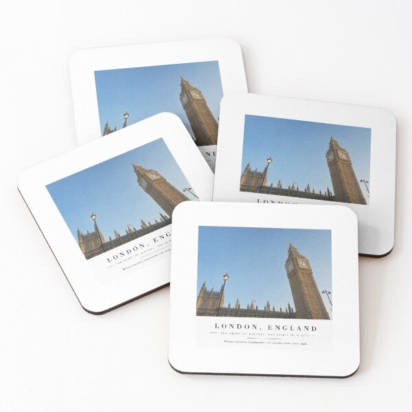 Item preview, Lámina artística de viaje del Big Ben de Londres | Póster del monumento emblemático de Westminster, Inglaterra designed and sold by Wandered North.