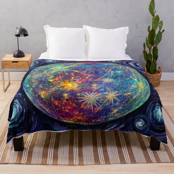 Item preview, Mercury Starry Night Space Landscape designed and sold by Bad-Decisions-Designs.