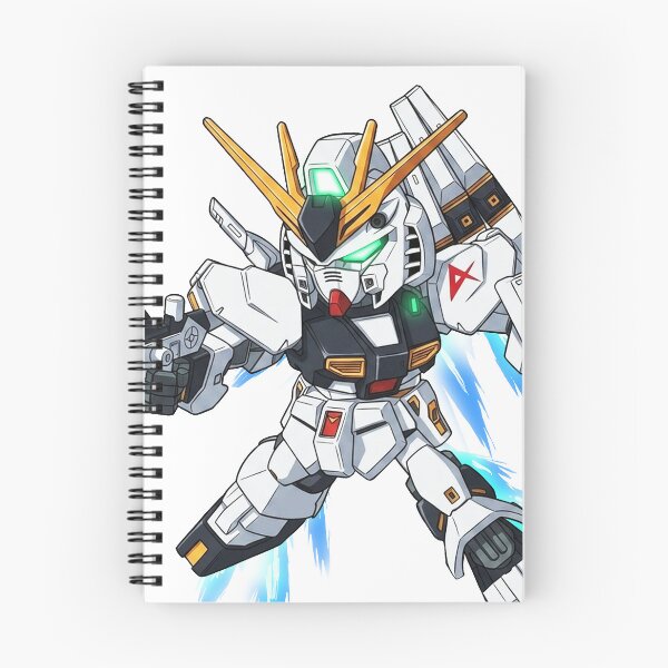 Item preview, RX-93 ν Gundam SD GUNDAM beam gun attack pose cute chibi 2d  designed and sold by sabartgunpla.