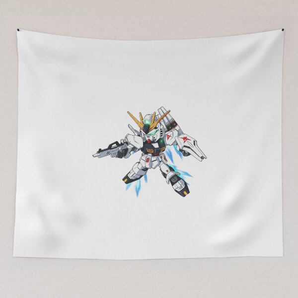 Item preview, RX-93 ν Gundam SD GUNDAM beam gun attack pose cute chibi 2d  designed and sold by sabartgunpla.