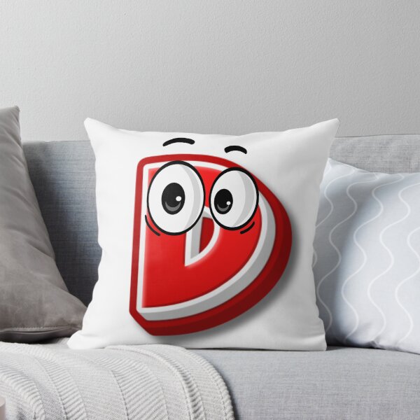 Item preview, Letter D cartoon emoji designed and sold by ImaginARTDesign.