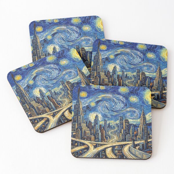 Item preview, Metropolis Starry Night Movie Landscape designed and sold by Bad-Decisions-Designs.