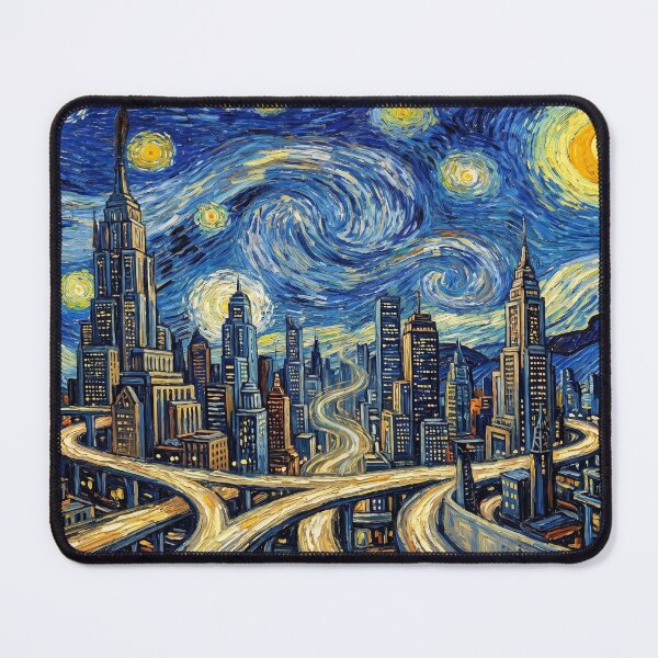 Item preview, Metropolis Starry Night Movie Landscape designed and sold by Bad-Decisions-Designs.