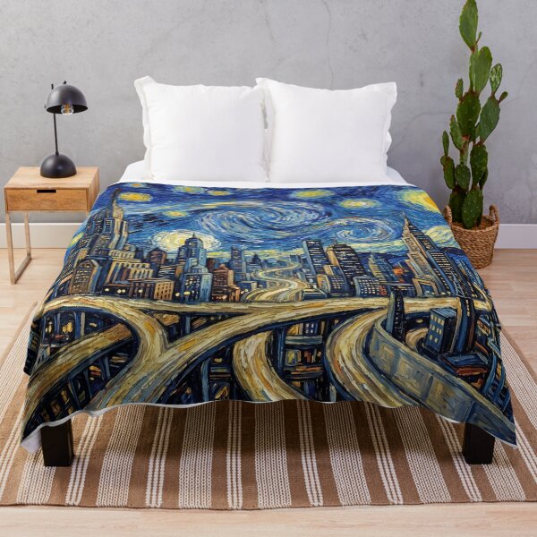 Item preview, Metropolis Starry Night Movie Landscape designed and sold by Bad-Decisions-Designs.