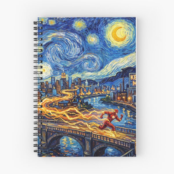 Item preview, The Flash Keystone City Starry Night Landscape designed and sold by Bad-Decisions-Designs.