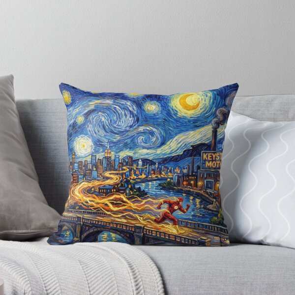Item preview, The Flash Keystone City Starry Night Landscape designed and sold by Bad-Decisions-Designs.