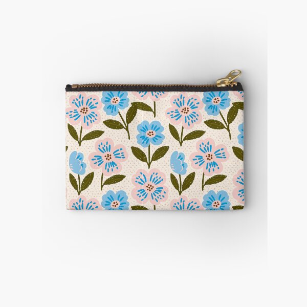 Item preview, Blue and Pink Wildflower Pattern – Cute Hand Drawn Floral Botanical Design designed and sold by Snifferius.