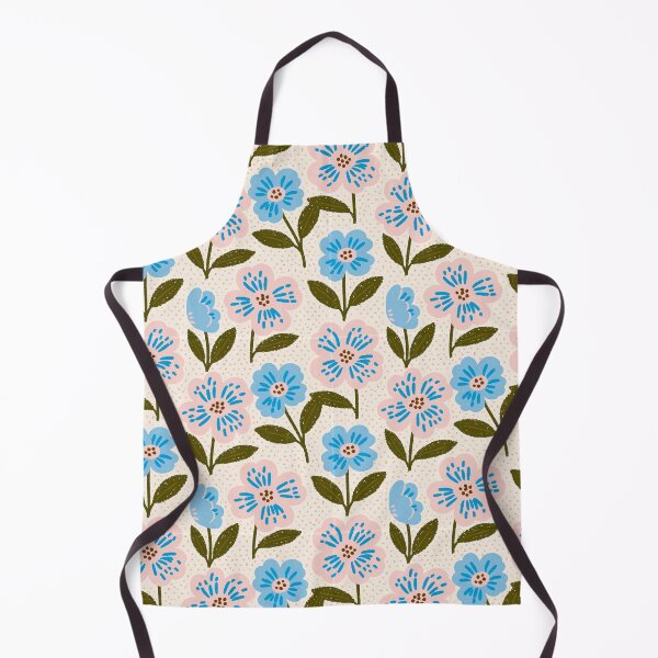 Item preview, Blue and Pink Wildflower Pattern – Cute Hand Drawn Floral Botanical Design designed and sold by Snifferius.