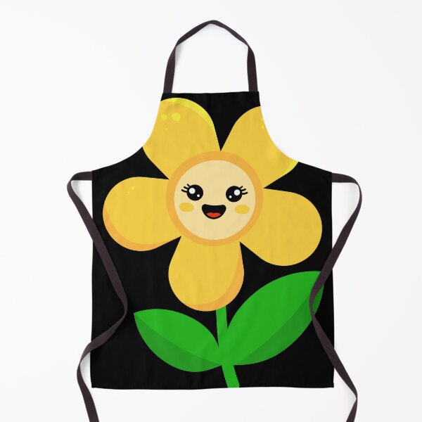 Item preview, Cute Kawaii yellow Flower with Happy Face designed and sold by chaaval.