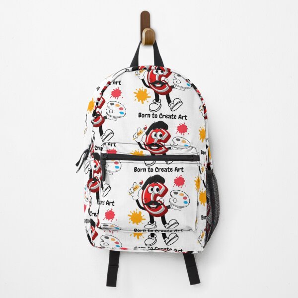 Item preview, Letter C Cute Cartoon Initial - Born To Create Art Character designed and sold by ImaginARTDesign.