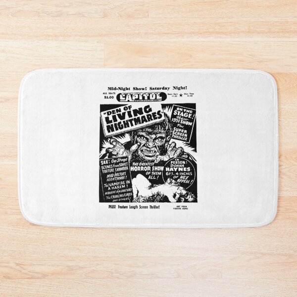 Item preview, Den of Living Nightmares | Vintage Midnight Horror Show Ad designed and sold by ChickenFund.