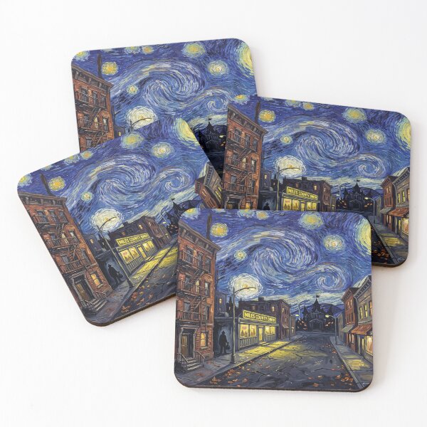 Item preview, Miles County Starry Night Horror Landscape designed and sold by Bad-Decisions-Designs.