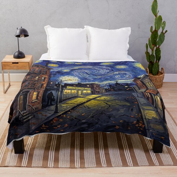 Item preview, Miles County Starry Night Horror Landscape designed and sold by Bad-Decisions-Designs.