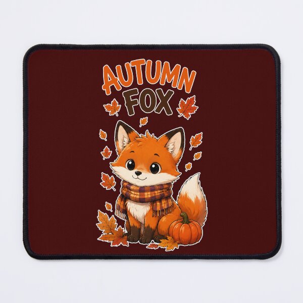 Item preview, Cute Autumn Fox with Pumpkin - Halloween - Thanksgiving -  Fall Leaves Cozy Gift designed and sold by bkeer abobkr.