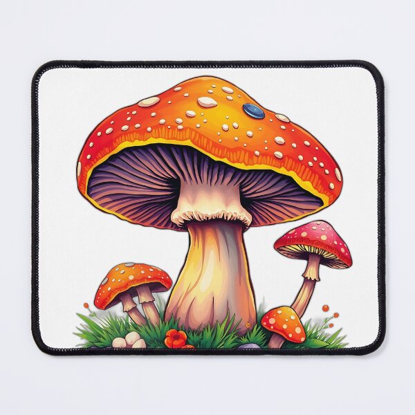 Item preview, Radiant Mushroom Cottagecore Wanders Through a Vivid Woodland designed and sold by Shadow-Stone.