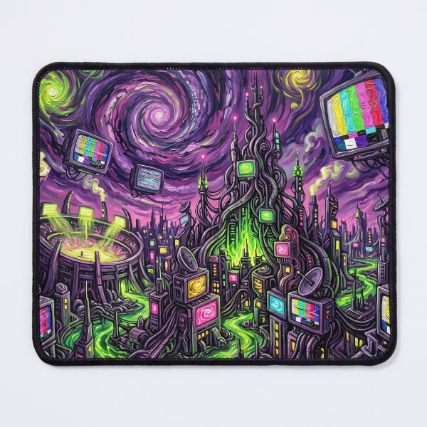 Item preview, Mojoworld Starry Night Comic Landscape designed and sold by Bad-Decisions-Designs.