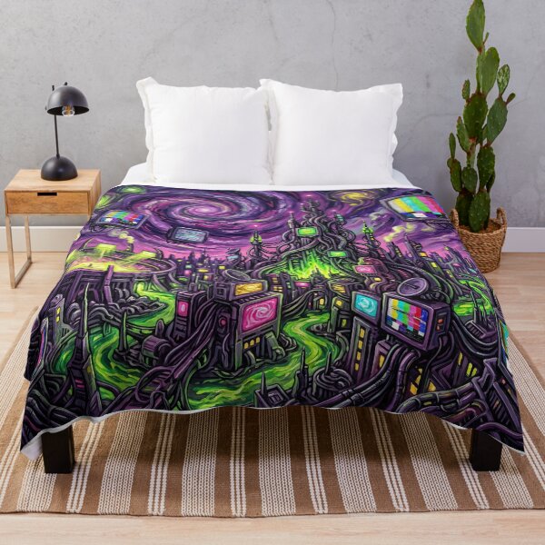 Item preview, Mojoworld Starry Night Comic Landscape designed and sold by Bad-Decisions-Designs.
