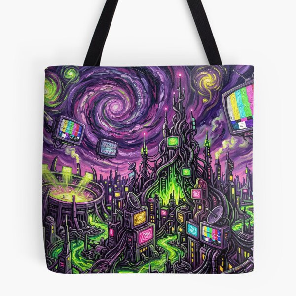 Item preview, Mojoworld Starry Night Comic Landscape designed and sold by Bad-Decisions-Designs.