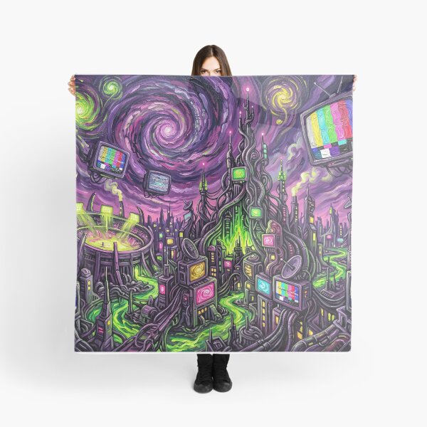 Item preview, Mojoworld Starry Night Comic Landscape designed and sold by Bad-Decisions-Designs.