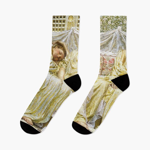 Item preview, The Dreamers still life golden portrait painting art print by Albert Joseph Moore designed and sold by Jéanpaul  Ferro.