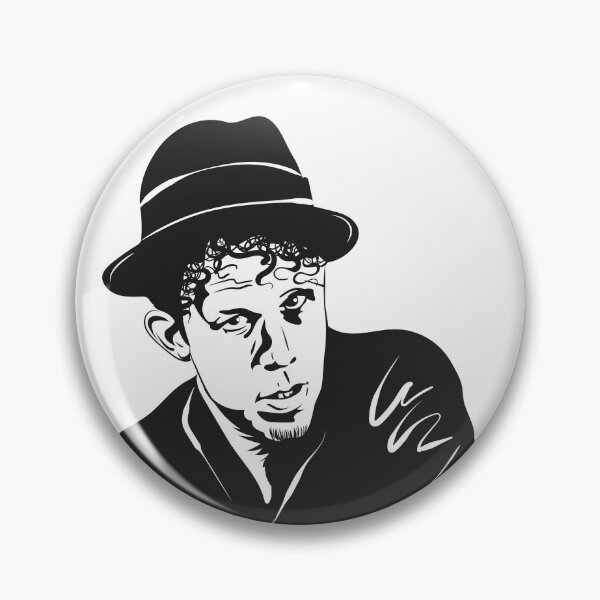 Item preview, Tom Waits portrait in hat designed and sold by Deepness2023.