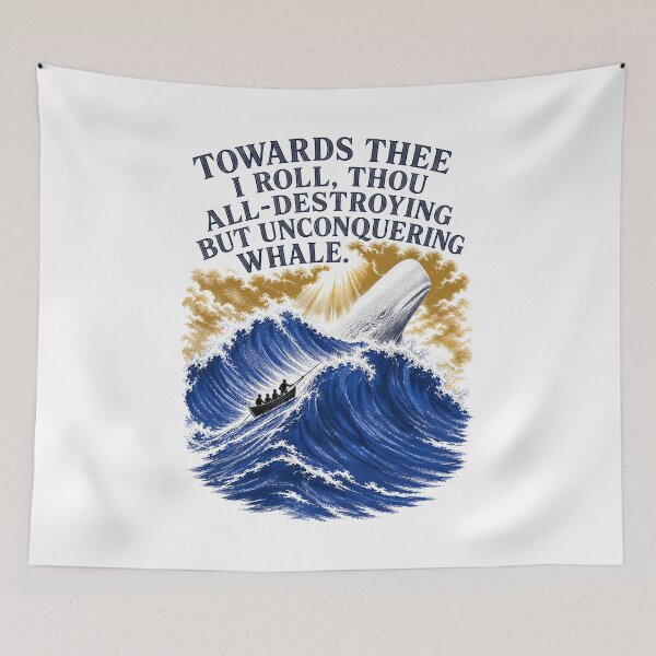 Item preview, Moby Dick: Unconquering Whale in a Golden Storm designed and sold by Fenay Designs.