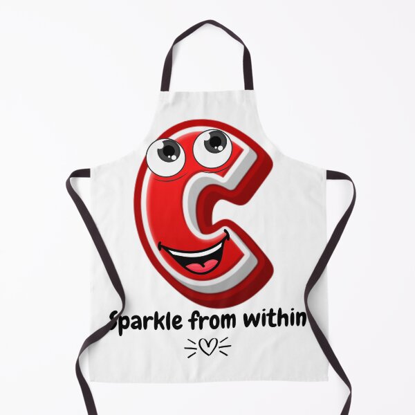 Item preview, Cute Cartoon Letter C Sparkles From Whithin designed and sold by ImaginARTDesign.