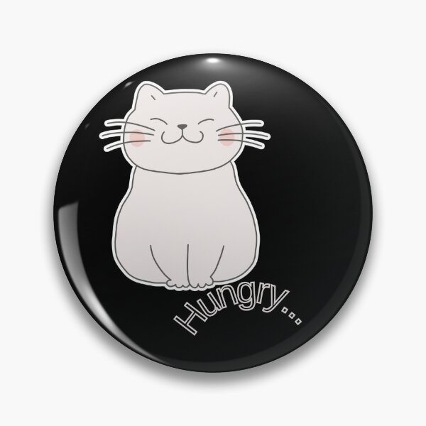 Item preview, Hungry Cute Cat – Playful Cartoon Design designed and sold by Pororo23.