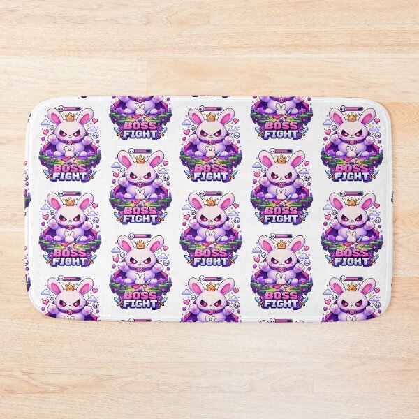 Item preview, Boss Fight Bunny – Cute Pixel RPG Gamer Rabbit designed and sold by JPCuteDesign.