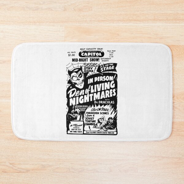 Item preview, Den of Living Nightmares – Meet the Monsters Vintage Spook Show designed and sold by ChickenFund.