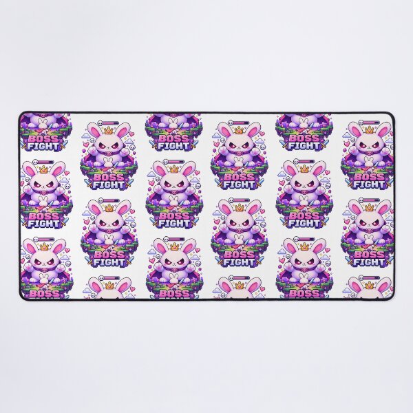 Item preview, Boss Fight Bunny – Cute Pixel RPG Gamer Rabbit designed and sold by JPCuteDesign.