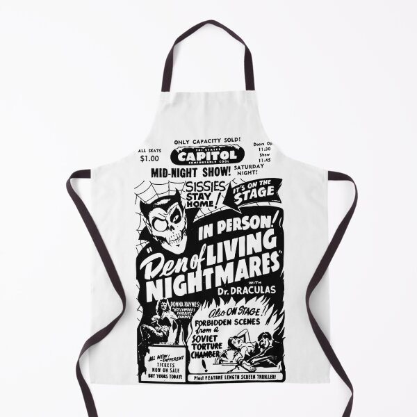 Item preview, Den of Living Nightmares – Meet the Monsters Vintage Spook Show designed and sold by ChickenFund.