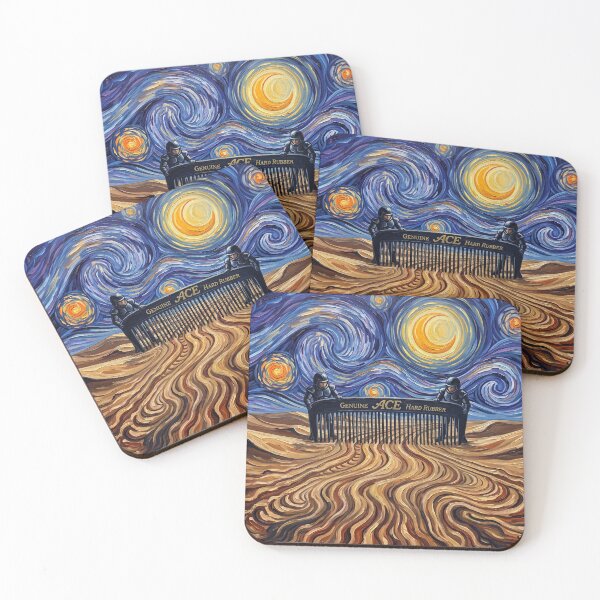 Item preview, Moon Of Vega Starry Night Comedy Landscape designed and sold by Bad-Decisions-Designs.