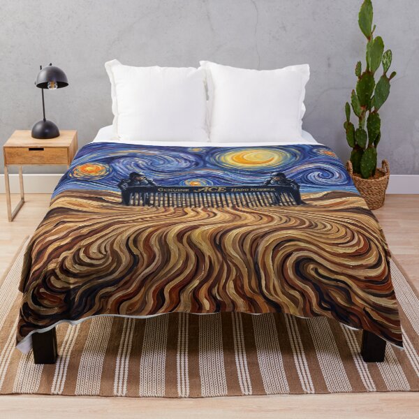 Item preview, Moon Of Vega Starry Night Comedy Landscape designed and sold by Bad-Decisions-Designs.