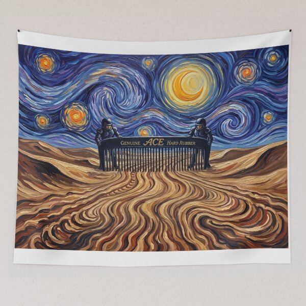 Item preview, Moon Of Vega Starry Night Comedy Landscape designed and sold by Bad-Decisions-Designs.