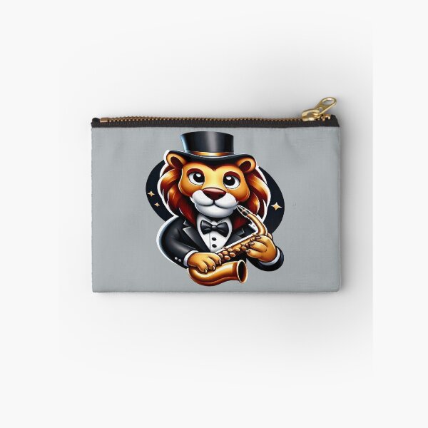 Item preview, Jazz Lion Playing Saxophone - International Jazz Day designed and sold by Art-Arcade6.
