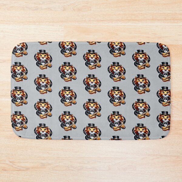 Item preview, Jazz Lion Playing Saxophone - International Jazz Day designed and sold by Art-Arcade6.
