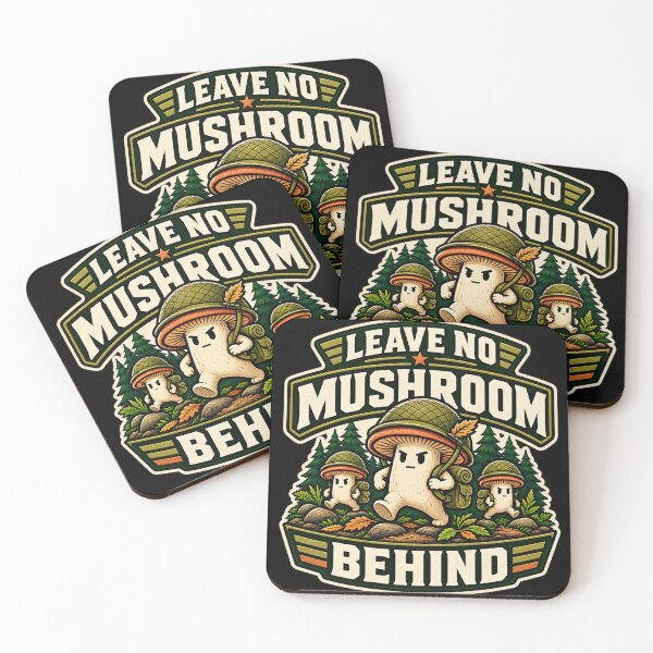 Item preview, Vintage Mushroom Foraging Squad Illustration designed and sold by OddHobbyClub.
