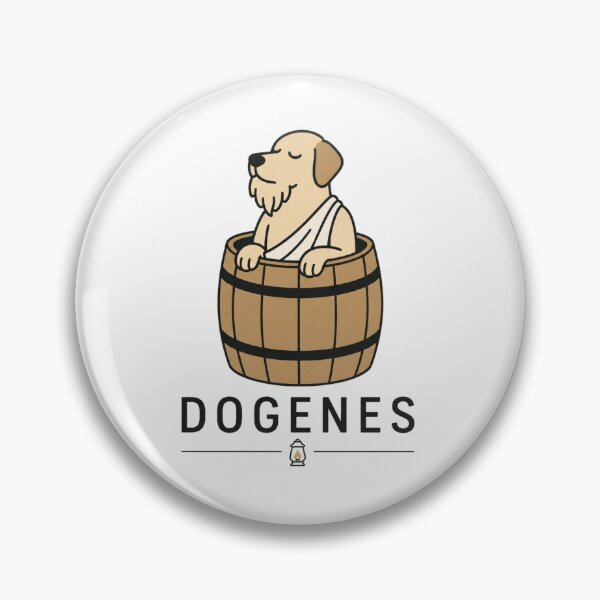 Item preview, Dogenes Funny Diogenes Dog Pun designed and sold by NicramR.