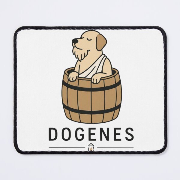 Item preview, Dogenes Funny Diogenes Dog Pun designed and sold by NicramR.