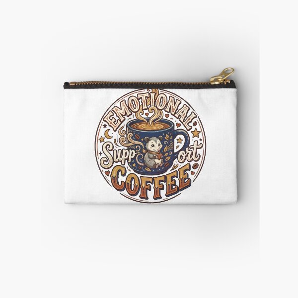 Item preview, Emotional Support Coffee Opossum Cute Coffee Lover Design designed and sold by LOVEARTDESIGN.