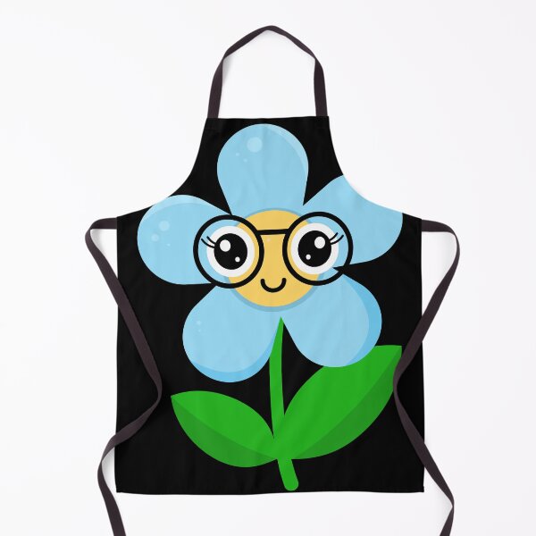 Item preview, Copy of Cute Kawaii blue Flower with Happy Face designed and sold by chaaval.