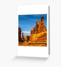 859 arches national park Greeting Card