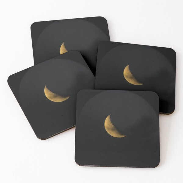 Item preview, Golden crescent moon in the darkness designed and sold by janainacdt.